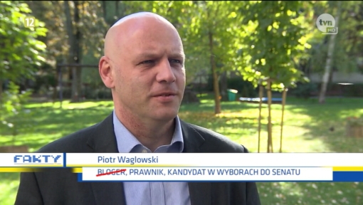 Piotr Waglowski w Faktach TVN