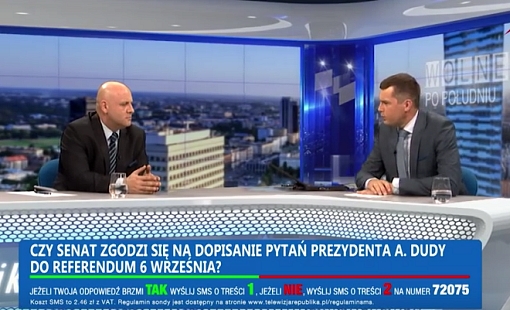 Wywiad w TV Republika