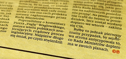 Fragment artykułu z Dziennika Gazety Prawnej