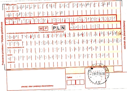 skan dowodu wpłaty nadwyżki